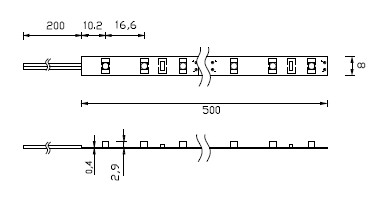 Strip dimensions 3528