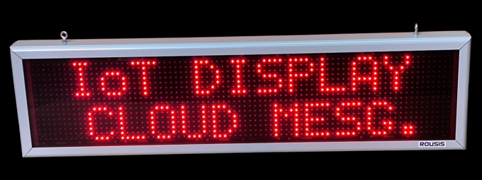 Static drive LED matrix display