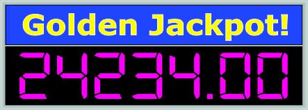 Ασύρματη Οθόνη LED Jackpot για Καζίνο Ασύρματη Οθόνη LED Jackpot για Καζίνο