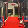 Ρολόι θερμόμετρο LED σε γήπεδα Padel