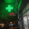 LED Time Temperature in a Pharmacy - Serres Greece