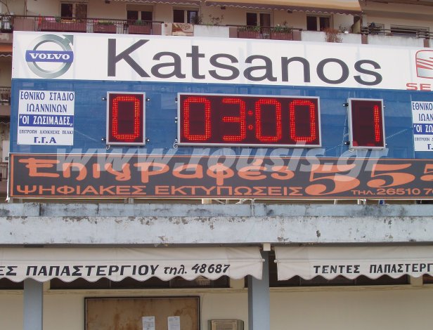 Football scoreboard big size!