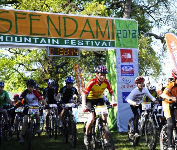 LED timer 6 digits at Sfendami Mountain Festival 1012.http://sfendami.com