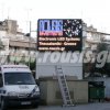 LED video wall στο κέντρο της κατερίνης για διαφημιστική εκμετάλλευση, μοντέλο: JL25 - 320cm x 240cm = 7,68m².