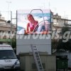 LED video wall στο κέντρο της κατερίνης για διαφημιστική εκμετάλλευση, μοντέλο: JL25 - 320cm x 240cm = 7,68m².