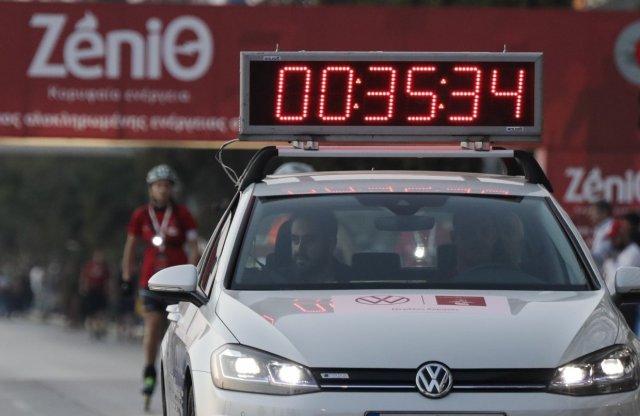 6 digits LED timer display on the top of a car for racing sign