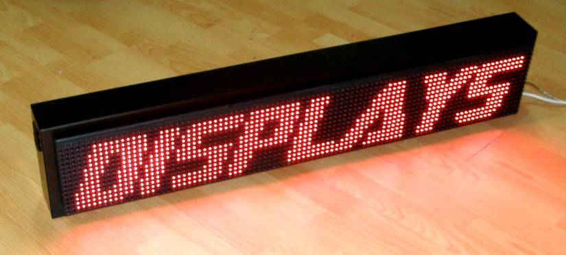 Tabellone (display) LED P10 Monocolore da esterno