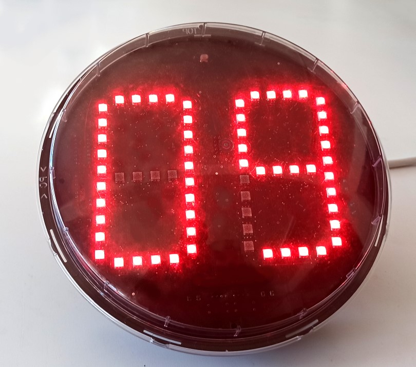 traffic lights LED timer in box 200mm