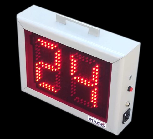 Portable LED timers with battery