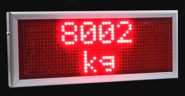 Ηλεκτρονική Πινακίδα LED Γεφυροπλάστιγγας
